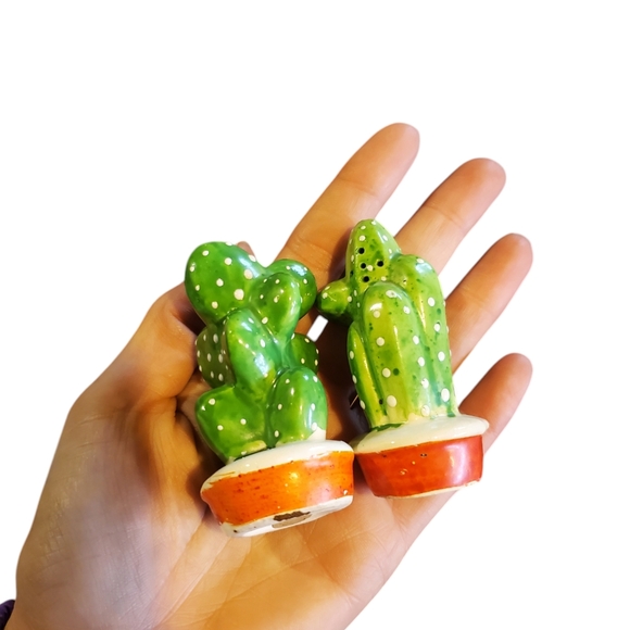 Vintage cactus salt and pepper shakers - Picture 2 of 3